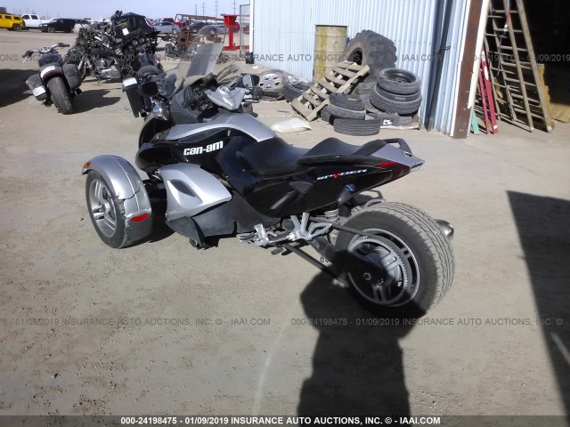 2BXJAWA189V000480 - 2009 CAN-AM SPYDER ROADSTER RS GRAY photo 3