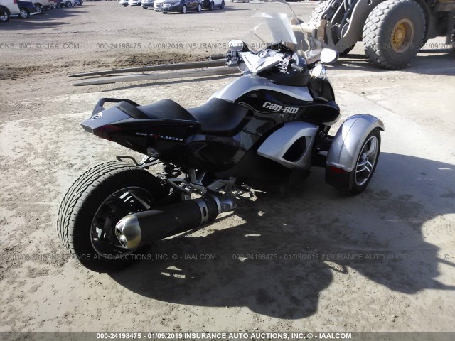 2BXJAWA189V000480 - 2009 CAN-AM SPYDER ROADSTER RS GRAY photo 4