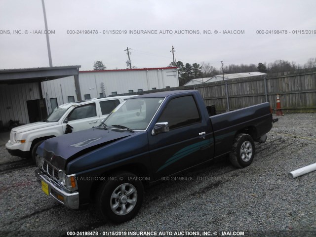 1N6SD11S8RC378918 - 1994 NISSAN TRUCK XE BLUE photo 2