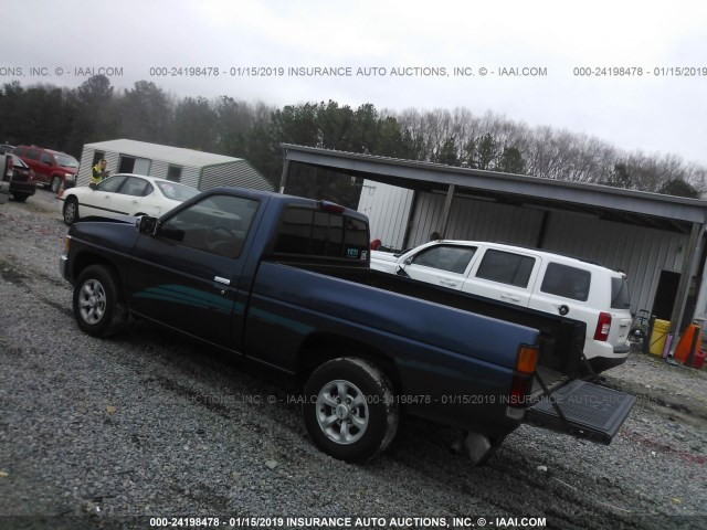 1N6SD11S8RC378918 - 1994 NISSAN TRUCK XE BLUE photo 3