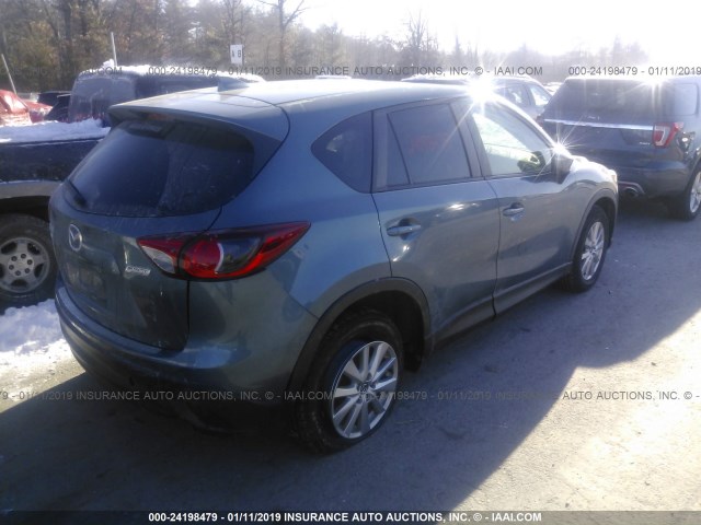 JM3KE4CY5G0874848 - 2016 MAZDA CX-5 TOURING 蓝色 照片 4
