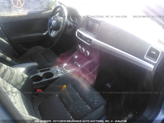 JM3KE4CY5G0874848 - 2016 MAZDA CX-5 TOURING 蓝色 照片 5