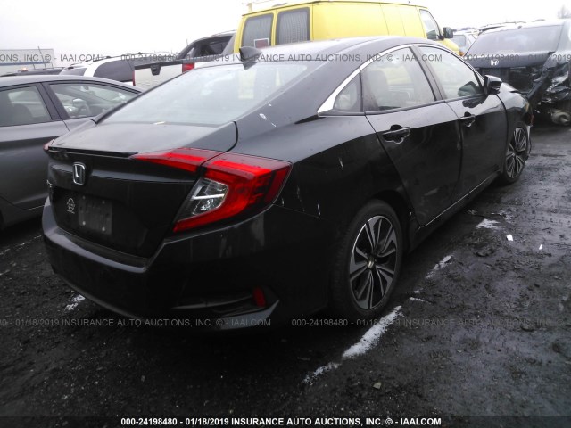 2HGFC1F78GH634580 - 2016 HONDA CIVIC EXL BLACK photo 4