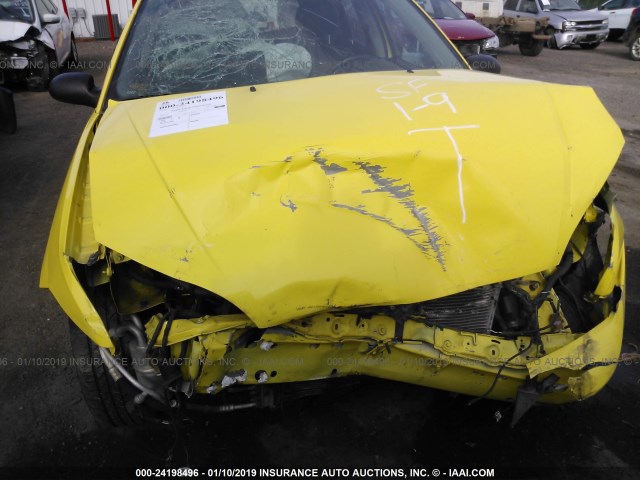 3FAFP37NX5R107479 - 2005 FORD FOCUS ZX5 YELLOW photo 6