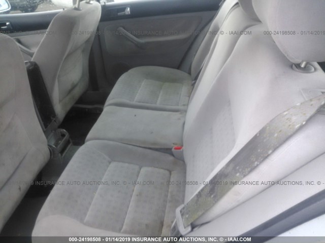 9BWGD21J214013001 - 2001 VOLKSWAGEN GOLF GLS SILVER photo 8