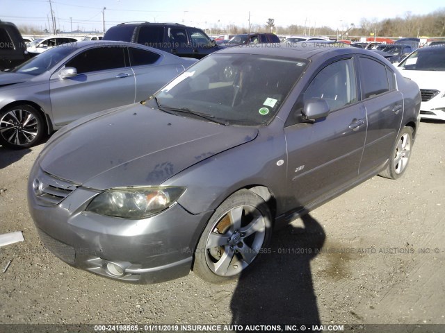 JM1BK323061531293 - 2006 MAZDA 3 S GRAY photo 2