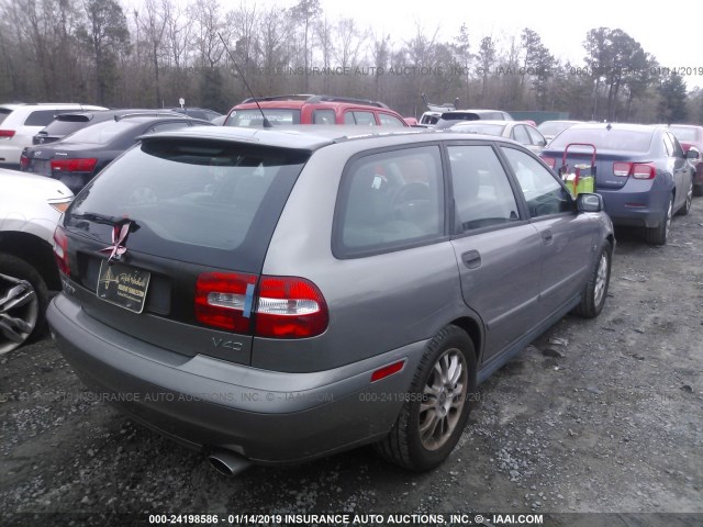 YV1VW27524F032723 - 2004 VOLVO V40 1.9T GRAY photo 4