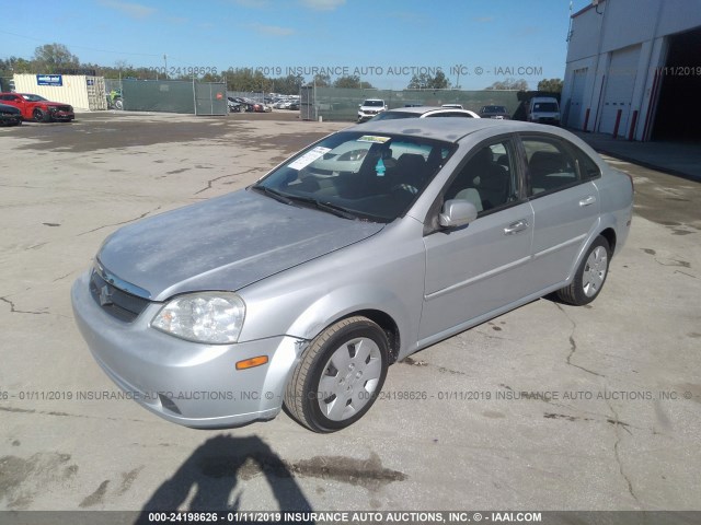 KL5JD56Z86K38875 - 2006 SUZUKI FORENZA SILVER photo 2