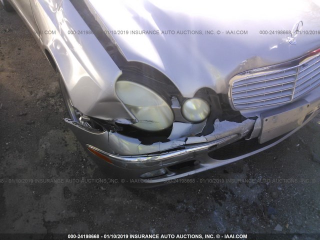 WDBUF65JX3A314384 - 2003 MERCEDES-BENZ E 320 SILVER photo 6