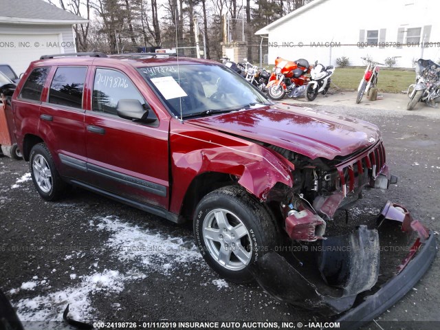 1J4GR48K05C664686 - 2005 JEEP GRAND CHEROKEE LAREDO/COLUMBIA/FREEDOM 红色 照片 1