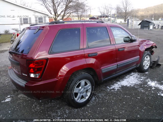 1J4GR48K05C664686 - 2005 JEEP GRAND CHEROKEE LAREDO/COLUMBIA/FREEDOM 红色 照片 4