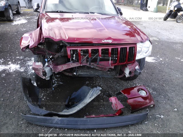 1J4GR48K05C664686 - 2005 JEEP GRAND CHEROKEE LAREDO/COLUMBIA/FREEDOM 红色 照片 6