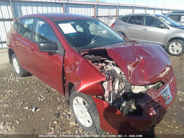 JN8AS58V38W106497 - 2008 NISSAN ROGUE S/SL MAROON photo 1