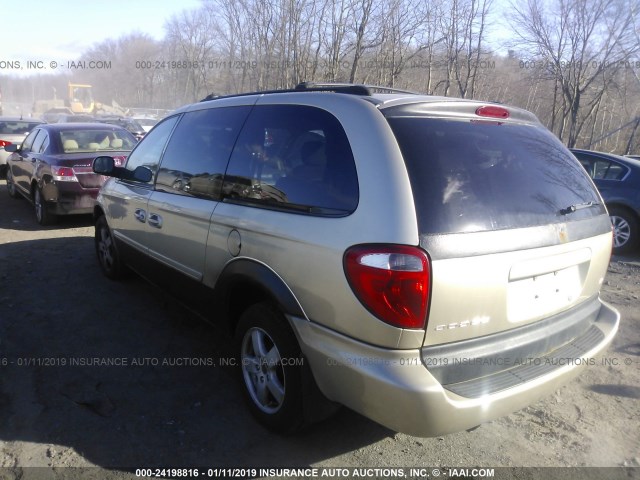 2D4GP44L65R326018 - 2005 DODGE GRAND CARAVAN SXT TAN photo 3