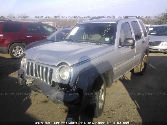 1J4GL48K33W531398 - 2003 JEEP LIBERTY SPORT/FREEDOM SILVER photo 2