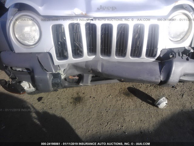 1J4GL48K33W531398 - 2003 JEEP LIBERTY SPORT/FREEDOM SILVER photo 6