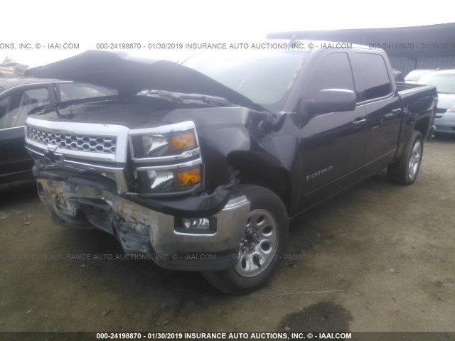 3GCPCREC9FG262844 - 2015 CHEVROLET SILVERADO C1500 LT GRAY photo 2