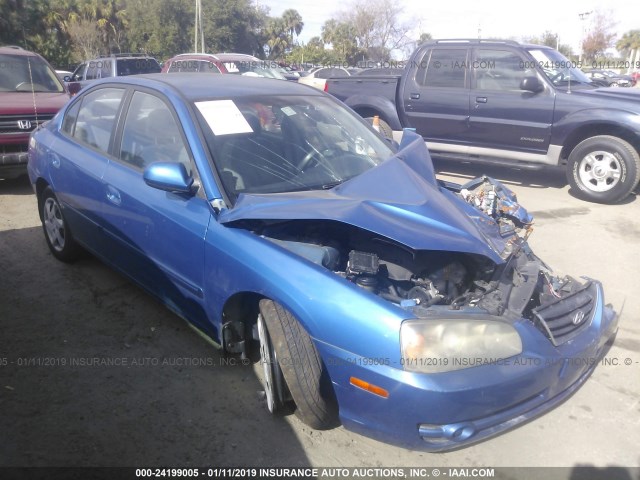 KMHDN46D66U276362 - 2006 HYUNDAI ELANTRA GLS/GT/LIMITED BLUE photo 1