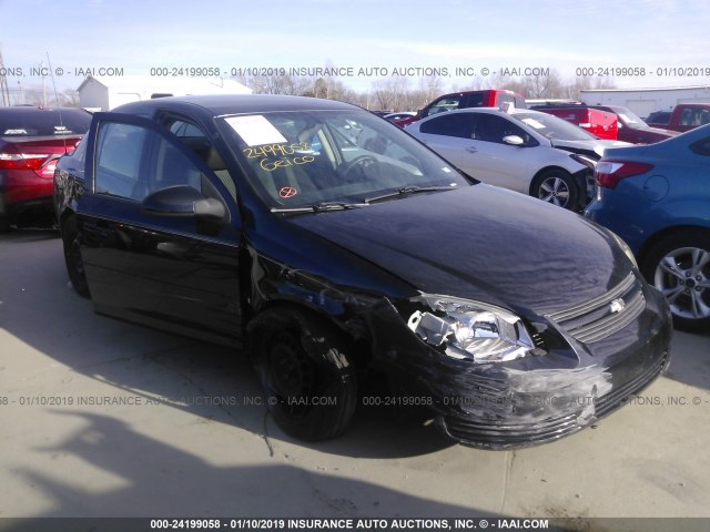 1G1AD5F52A7171326 - 2010 CHEVROLET COBALT 1LT BLACK photo 1