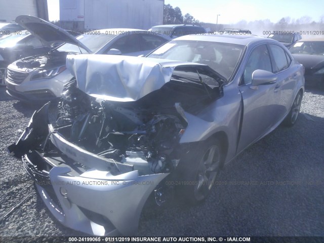 JTHBE1D29E5005007 - 2014 LEXUS IS 350 GRAY photo 2