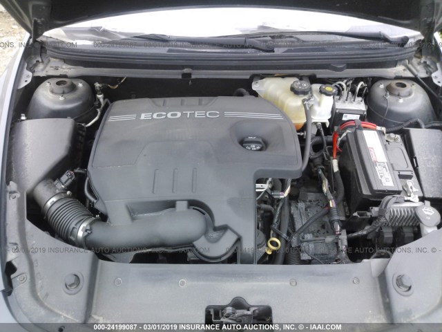 1G1ZG57BX9F259976 - 2009 CHEVROLET MALIBU LS GRAY photo 10