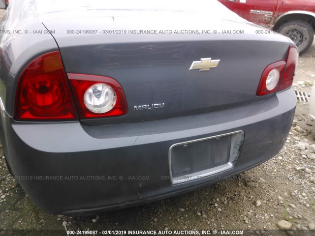 1G1ZG57BX9F259976 - 2009 CHEVROLET MALIBU LS GRAY photo 6