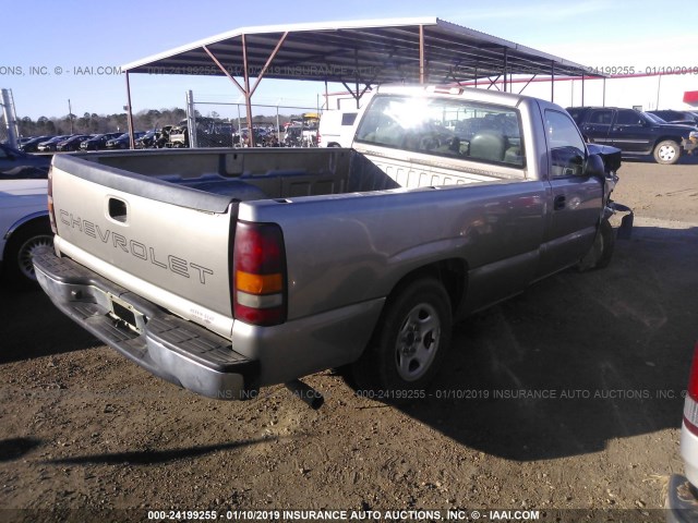 1GCEC14V62Z339918 - 2002 CHEVROLET SILVERADO C1500 GRAY photo 4