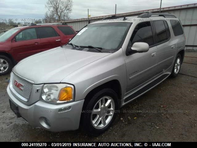 1GKET66M866140818 - 2006 GMC ENVOY DENALI XL SILVER photo 2