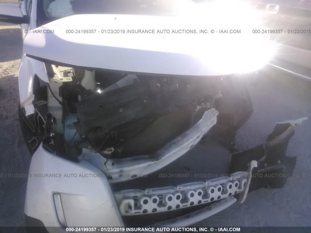 2FMDK3JC2DBA90239 - 2013 FORD EDGE SEL WHITE photo 6