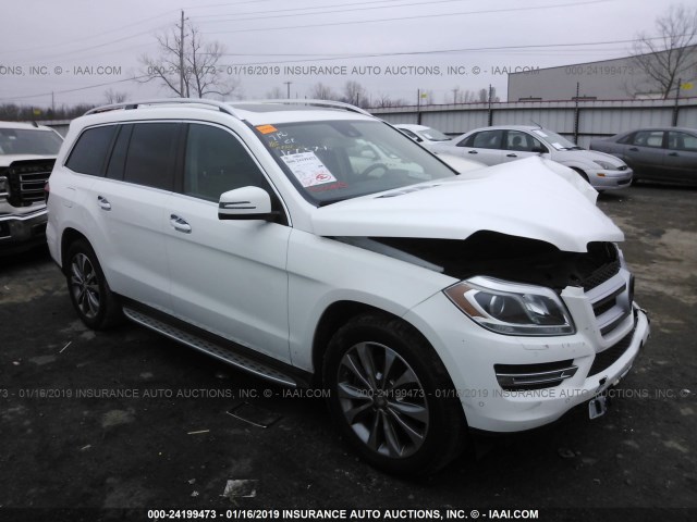 4JGDF7CE9EA281454 - 2014 MERCEDES-BENZ GL 450 4MATIC WHITE photo 1