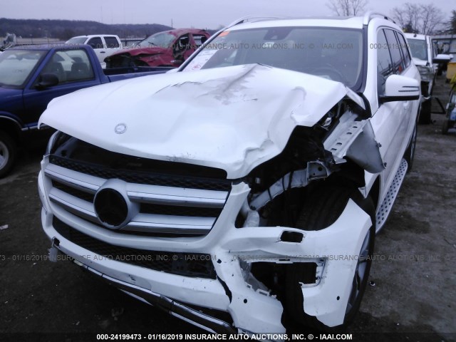 4JGDF7CE9EA281454 - 2014 MERCEDES-BENZ GL 450 4MATIC WHITE photo 6