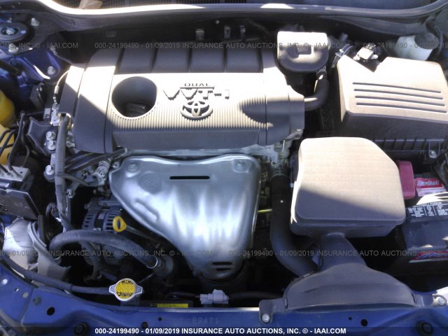 4T1BF3EK4BU705779 - 2011 TOYOTA CAMRY SE/LE/XLE 蓝色 照片 10