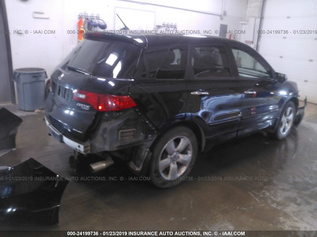 5J8TB18208A012983 - 2008 ACURA RDX BLACK photo 4