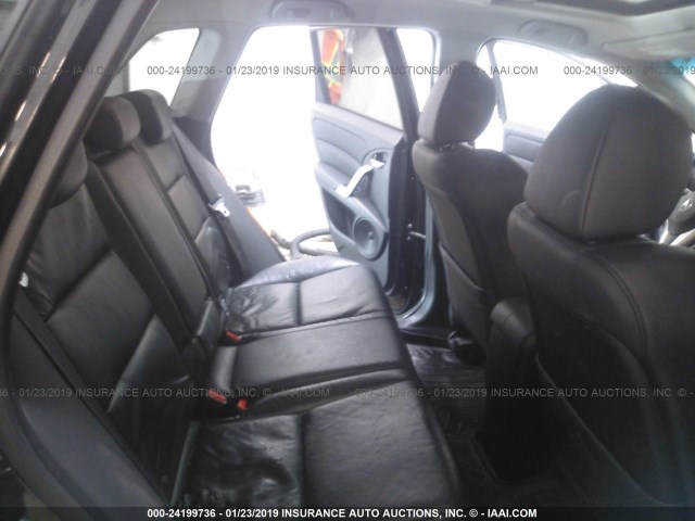 5J8TB18208A012983 - 2008 ACURA RDX BLACK photo 8