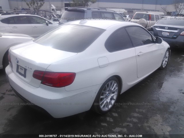 WBAKE5C5XDJ107424 - 2013 BMW 328 I SULEV WHITE photo 4