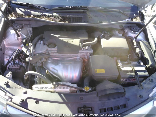 4T1BF1FK0EU324518 - 2014 TOYOTA CAMRY L/SE/LE/XLE 银色 照片 10