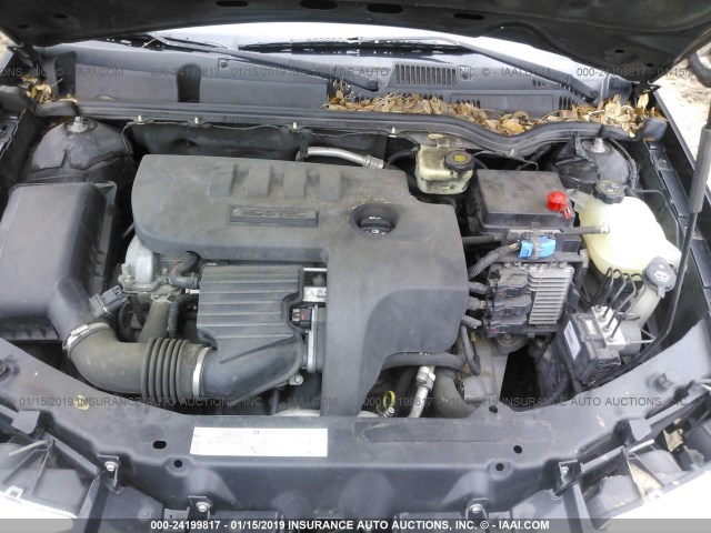 1G8AL58B06Z139235 - 2006 SATURN ION LEVEL 3 BLACK photo 10