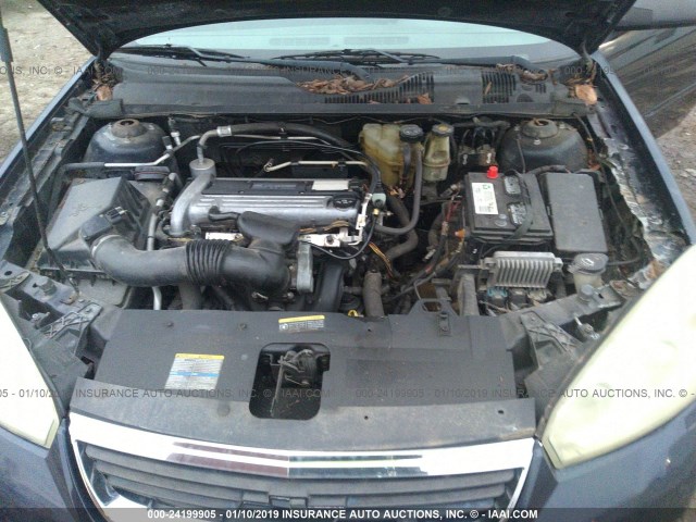 1G1ZS51F66F241352 - 2006 CHEVROLET MALIBU LS 深蓝色 照片 10