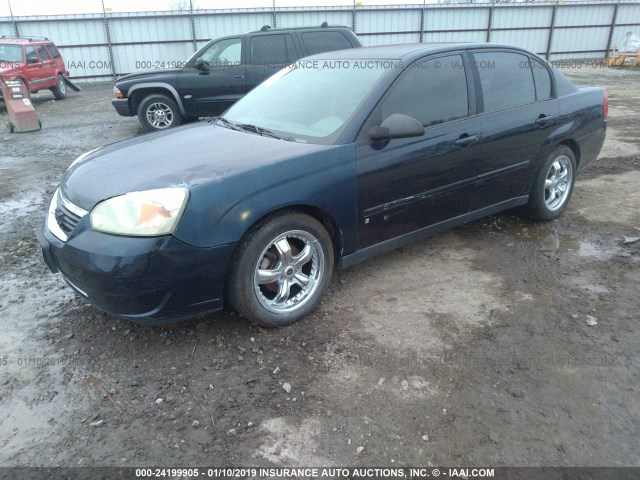 1G1ZS51F66F241352 - 2006 CHEVROLET MALIBU LS 深蓝色 照片 2