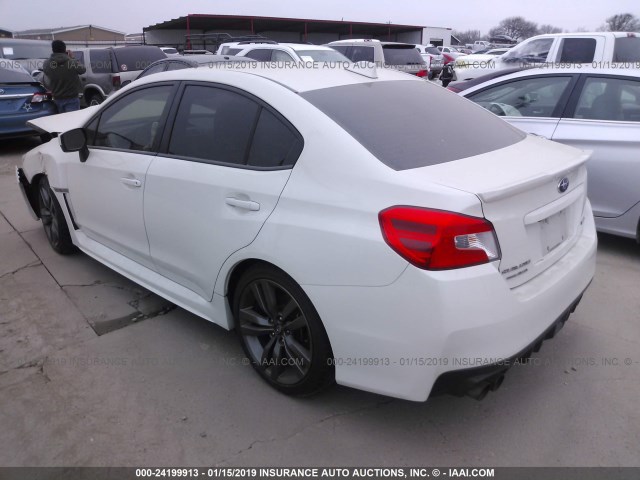 JF1VA1E61G9827815 - 2016 SUBARU WRX PREMIUM WHITE photo 3