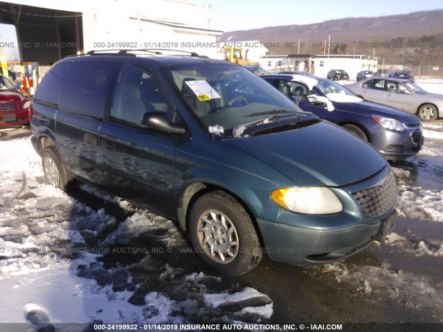 1C8GJ25362B661614 - 2002 CHRYSLER VOYAGER GREEN photo 1