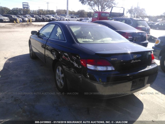 2T1CF22PXYC288953 - 2000 TOYOTA CAMRY SOLARA SE/SLE Қара фото 3