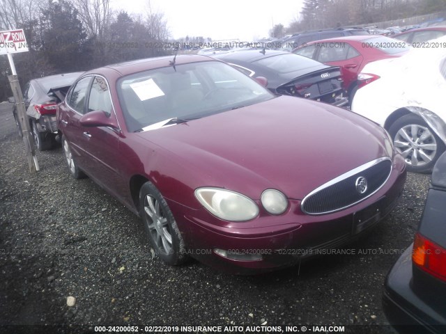 2G4WE567X51175831 - 2005 BUICK LACROSSE CXS BURGUNDY photo 1