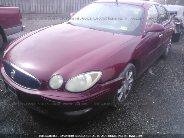 2G4WE567X51175831 - 2005 BUICK LACROSSE CXS BURGUNDY photo 6