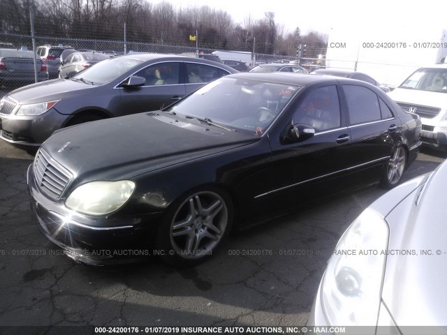 WDBNG70J86A462567 - 2006 MERCEDES-BENZ S 430 BLACK photo 2