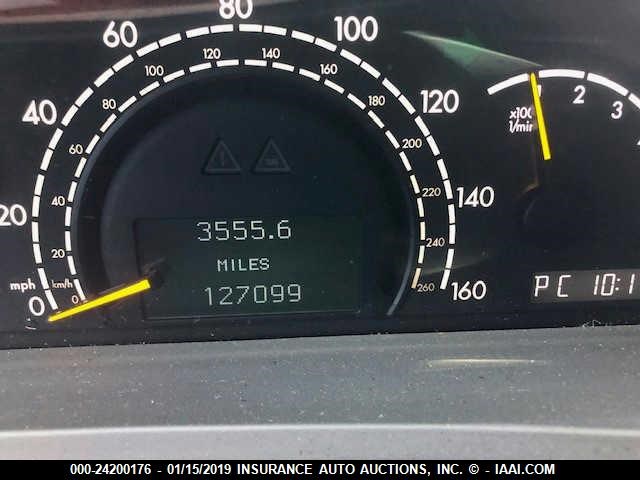 WDBNG70J86A462567 - 2006 MERCEDES-BENZ S 430 BLACK photo 7