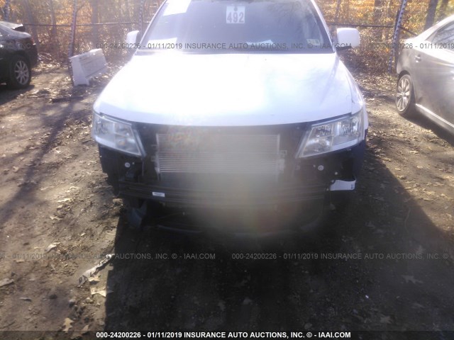 3C4PDCBG7GT224295 - 2016 DODGE JOURNEY SXT WHITE photo 6