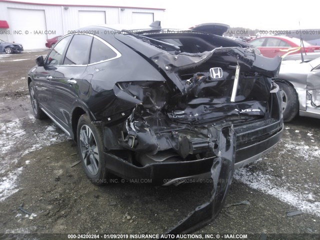 5J6TF2H5XDL001565 - 2013 HONDA CROSSTOUR EXL BLACK photo 3