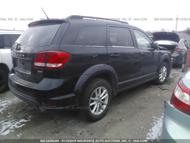 3C4PDDBG1FT633123 - 2015 DODGE JOURNEY SXT BLACK photo 4