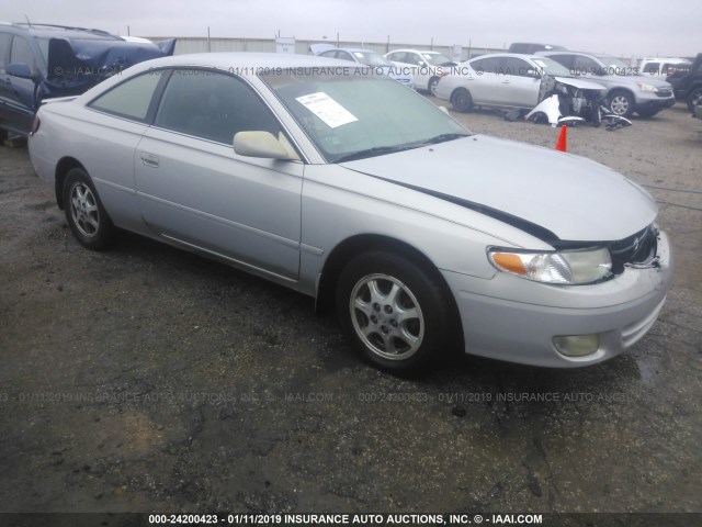 2T1CG22P31C467886 - 2001 TOYOTA CAMRY SOLARA SE SILVER photo 1